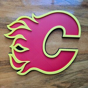 Calgary Flames 3D Printed Sign